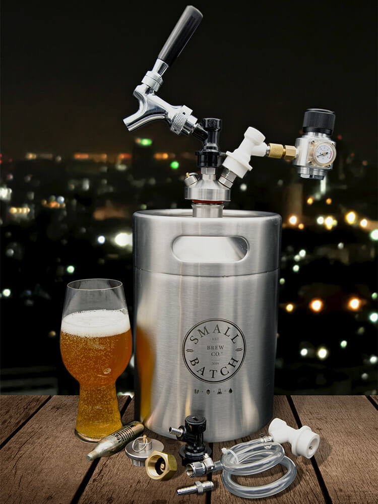 Small Batch All in One Mini Beer Keg Kit